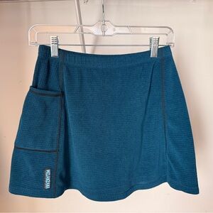 RARE Melanzana Navy Fleece Skirt